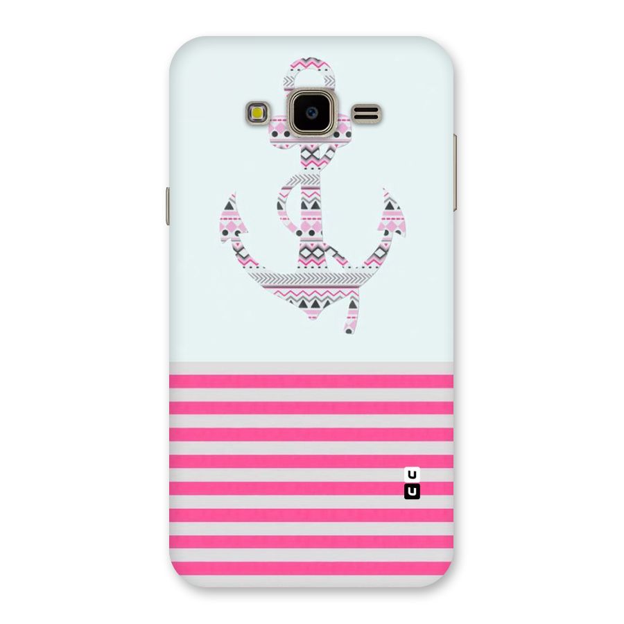 Anchor Design Stripes Back Case for Galaxy J7 Nxt