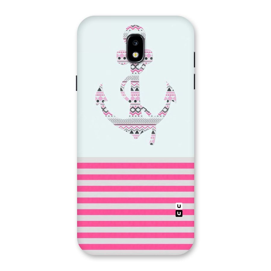 Anchor Design Stripes Back Case for Galaxy J7 Pro