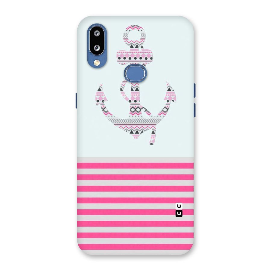 Anchor Design Stripes Back Case for Galaxy M01s