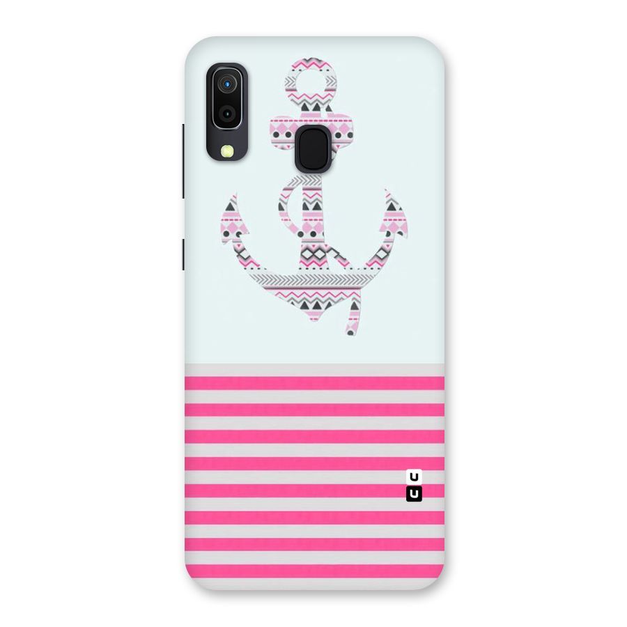 Anchor Design Stripes Back Case for Galaxy M10s