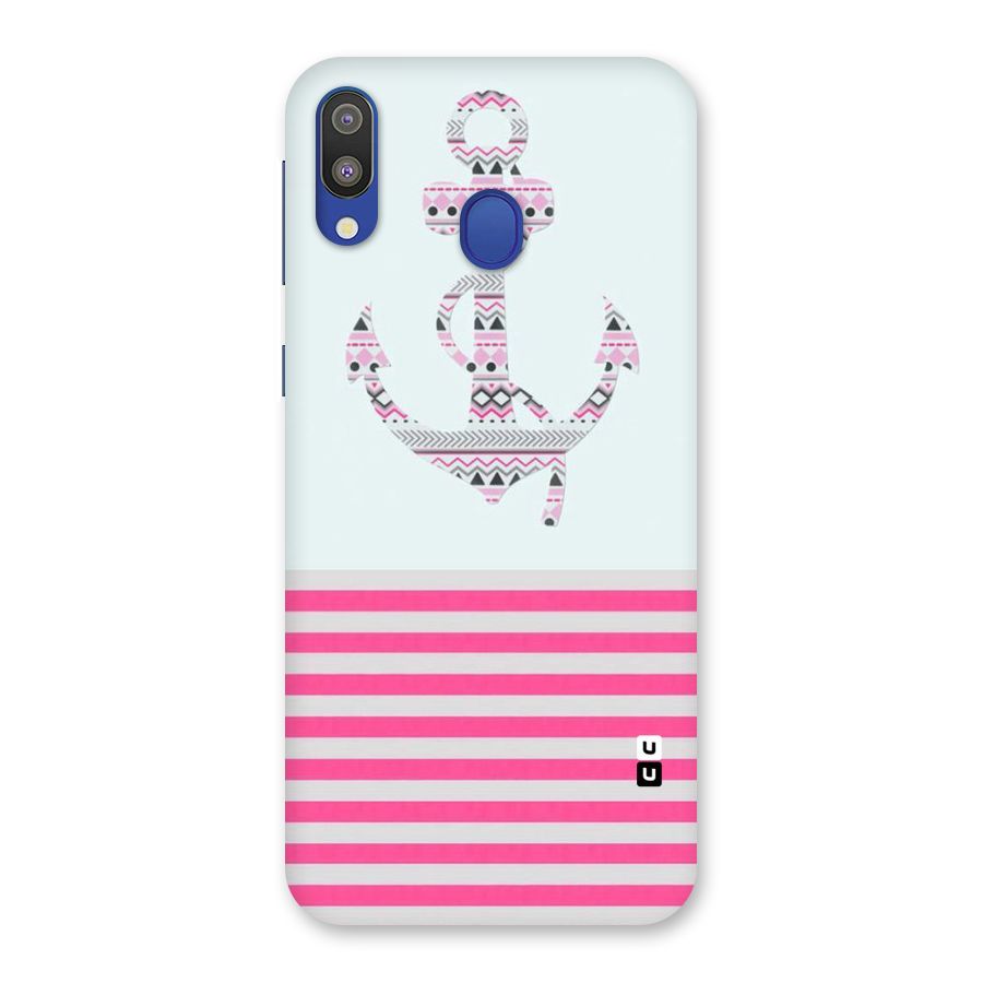 Anchor Design Stripes Back Case for Galaxy M20