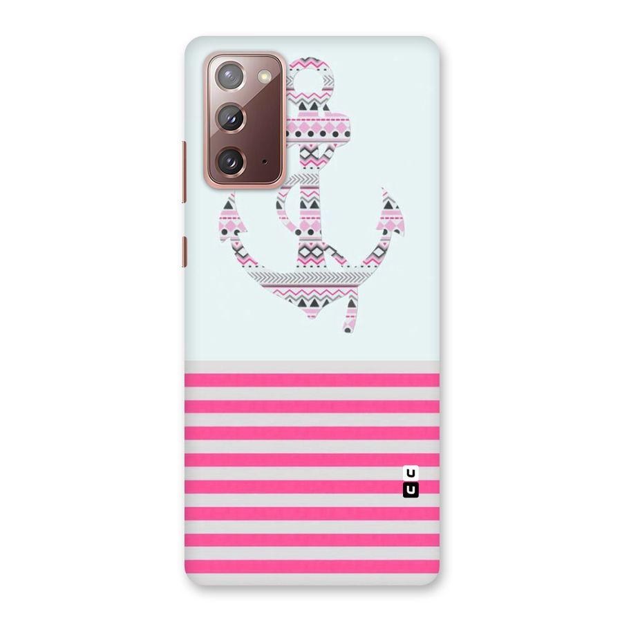 Anchor Design Stripes Back Case for Galaxy Note 20
