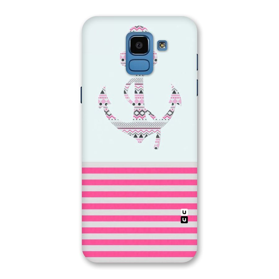 Anchor Design Stripes Back Case for Galaxy On6