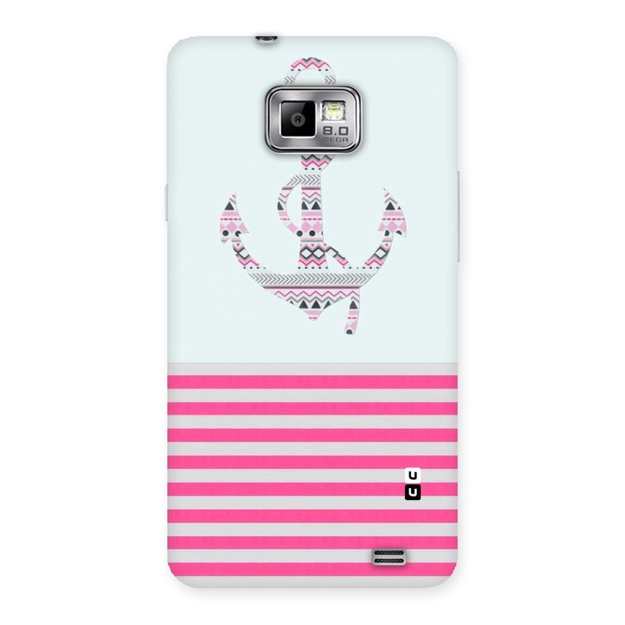Anchor Design Stripes Back Case for Galaxy S2