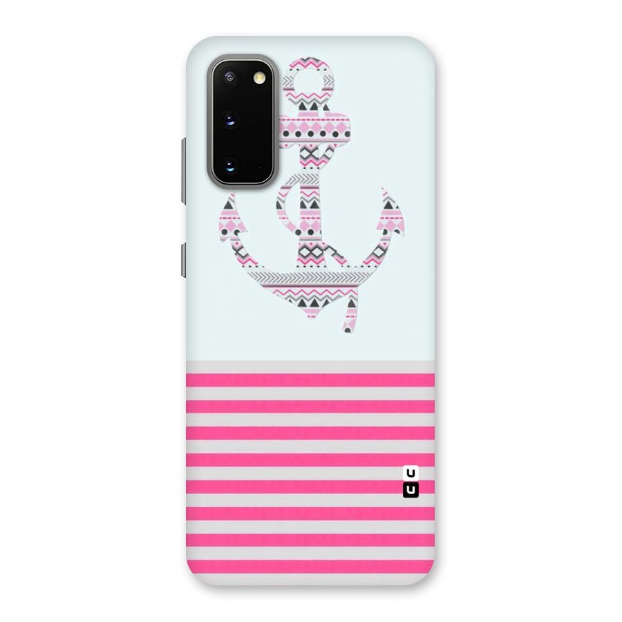 Anchor Design Stripes Back Case for Galaxy S20