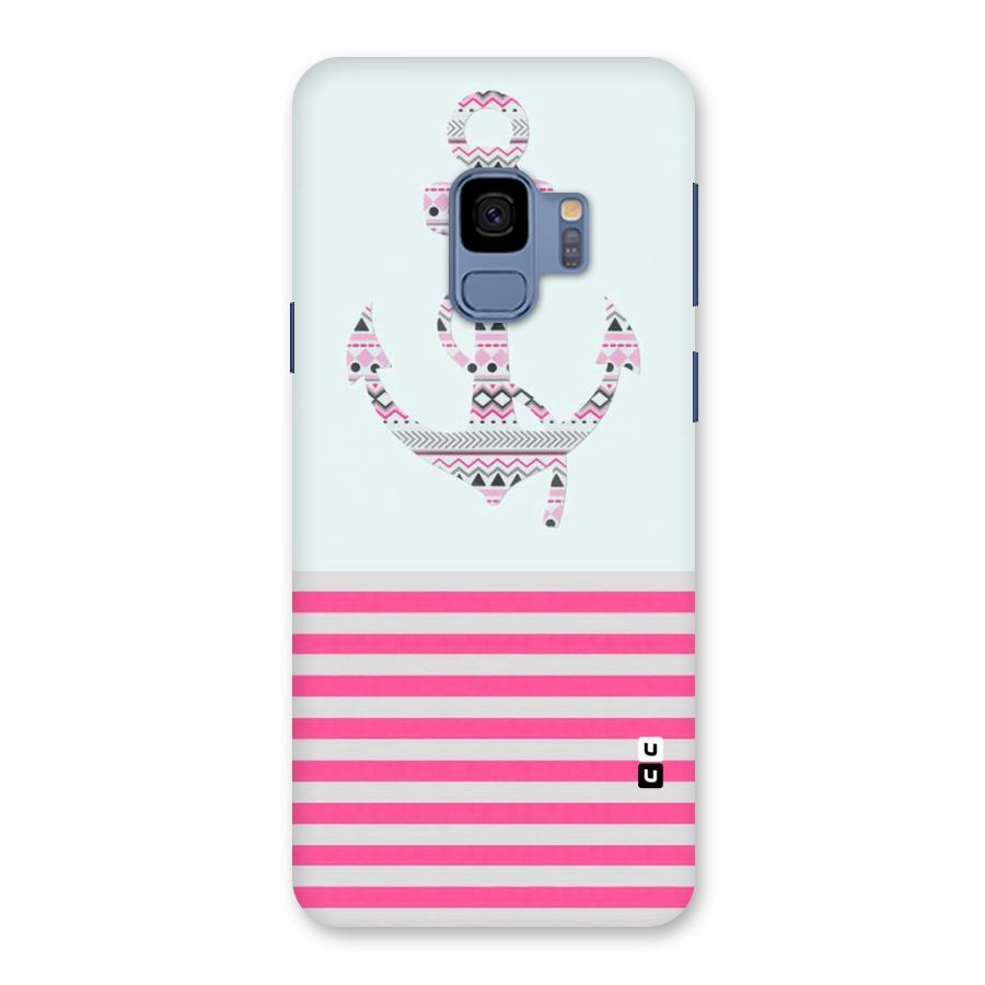Anchor Design Stripes Back Case for Galaxy S9