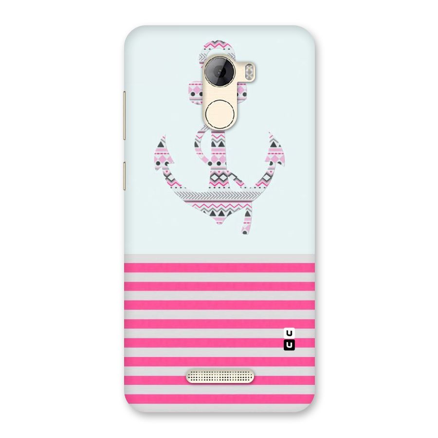 Anchor Design Stripes Back Case for Gionee A1 LIte