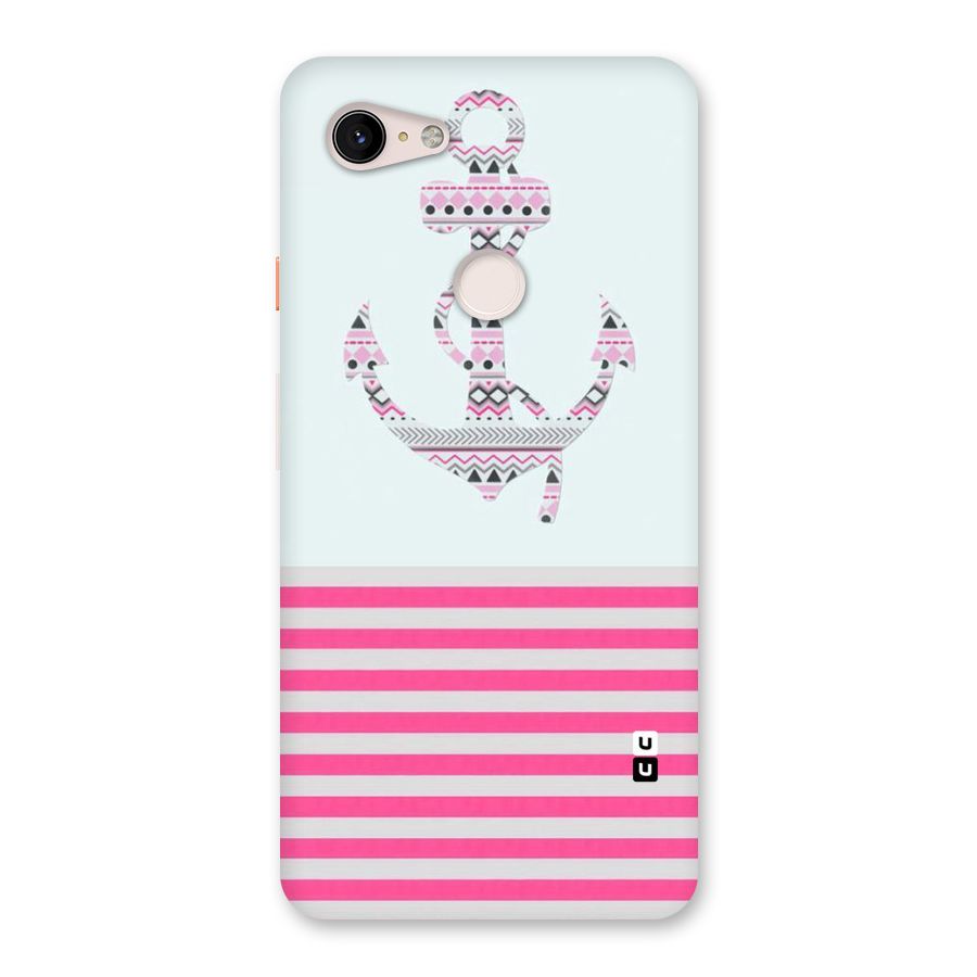 Anchor Design Stripes Back Case for Google Pixel 3 XL