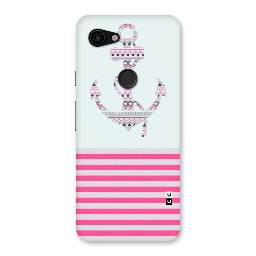 Anchor Design Stripes Back Case for Google Pixel 3a
