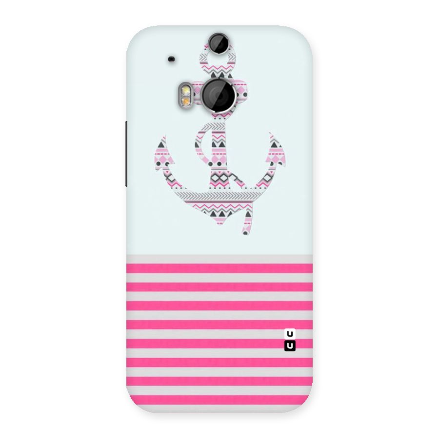 Anchor Design Stripes Back Case for HTC One M8