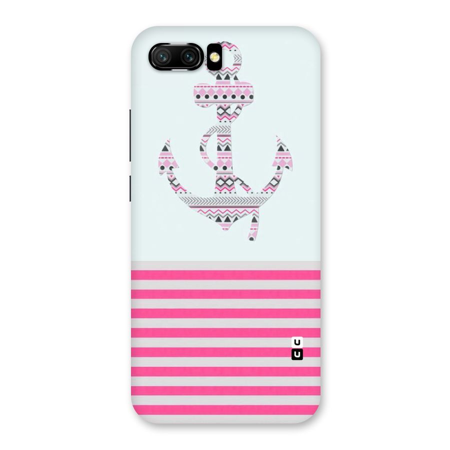 Anchor Design Stripes Back Case for Honor 10