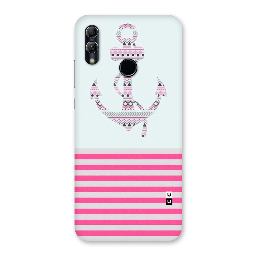 Anchor Design Stripes Back Case for Honor 10 Lite