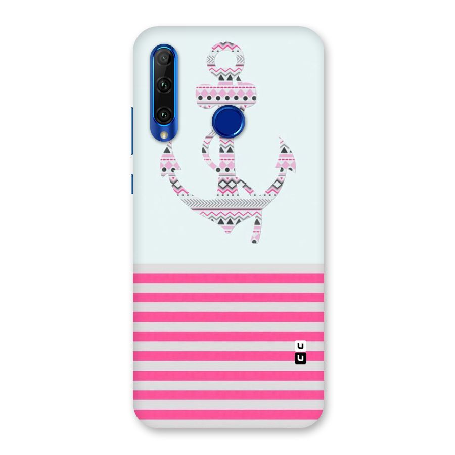 Anchor Design Stripes Back Case for Honor 20i