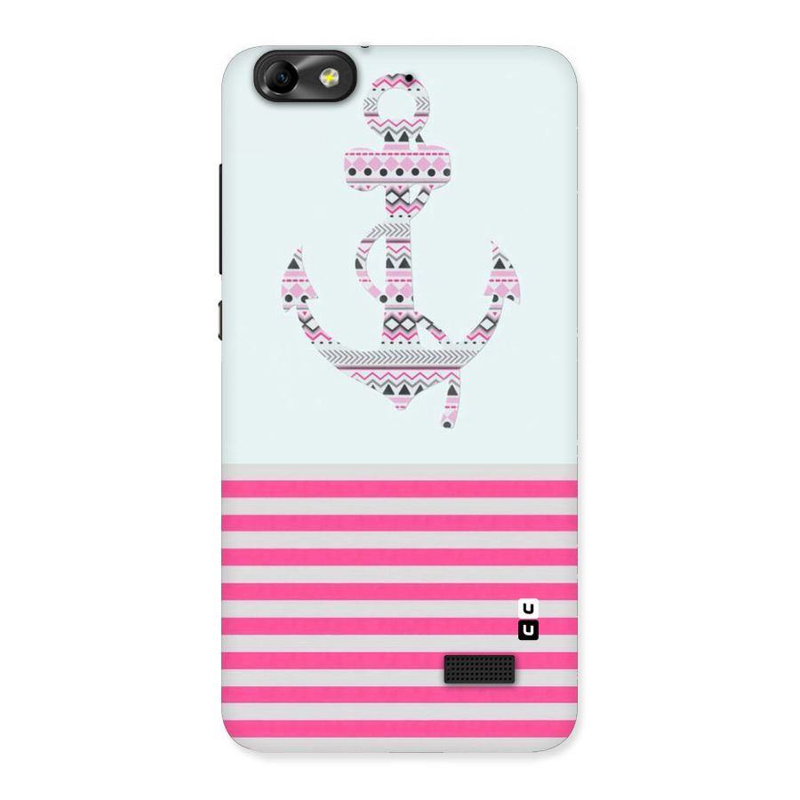 Anchor Design Stripes Back Case for Honor 4C