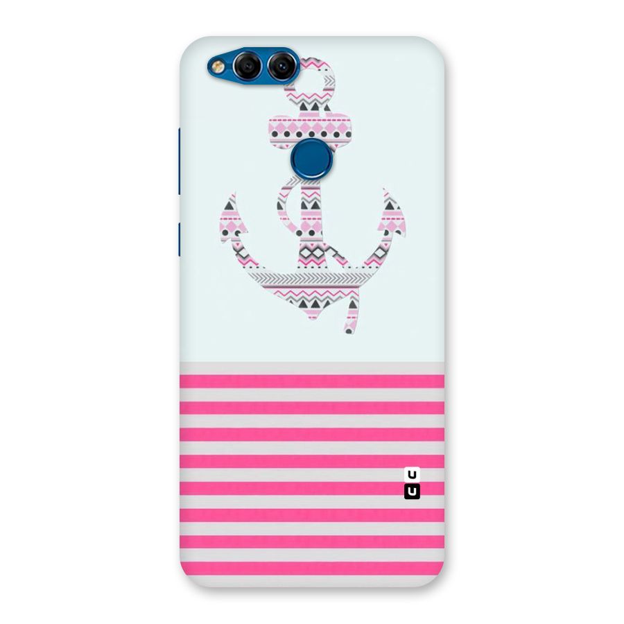 Anchor Design Stripes Back Case for Honor 7X