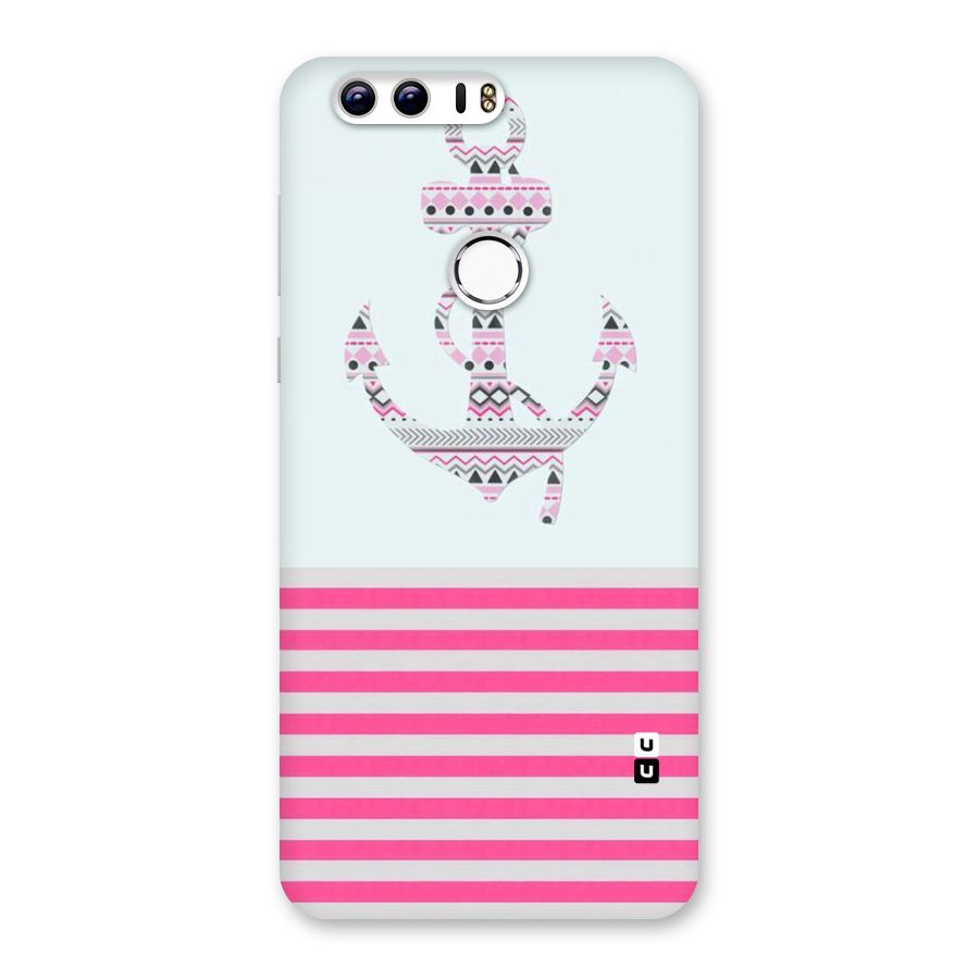 Anchor Design Stripes Back Case for Honor 8