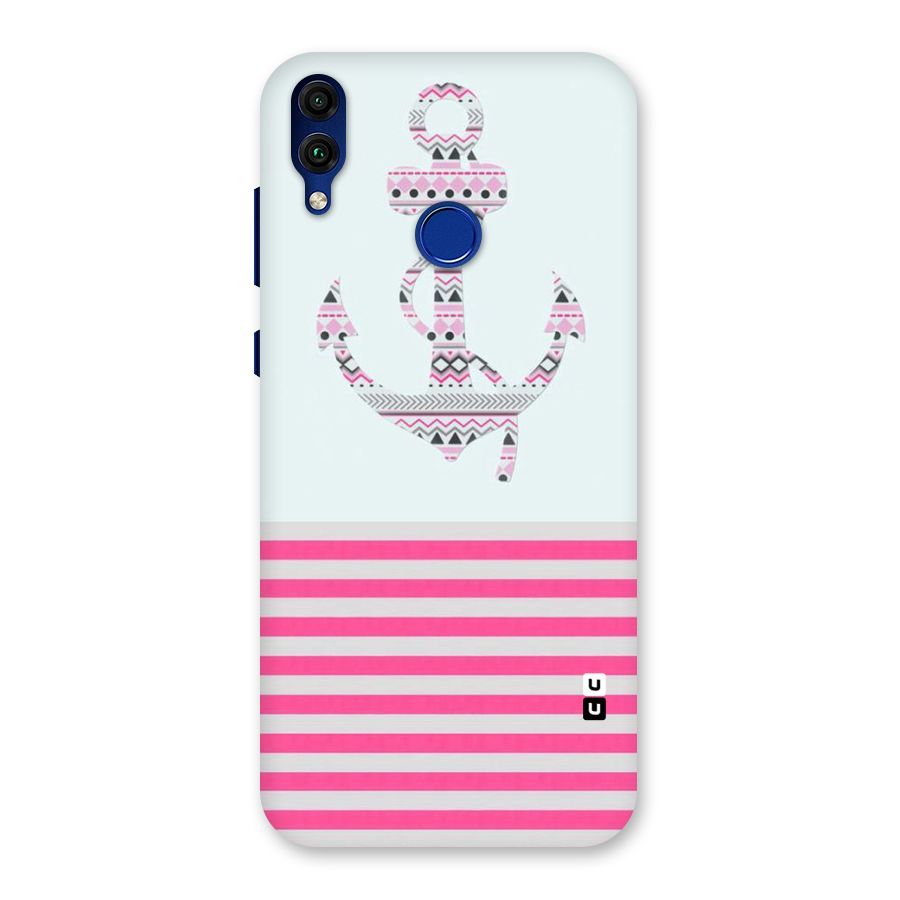Anchor Design Stripes Back Case for Honor 8C