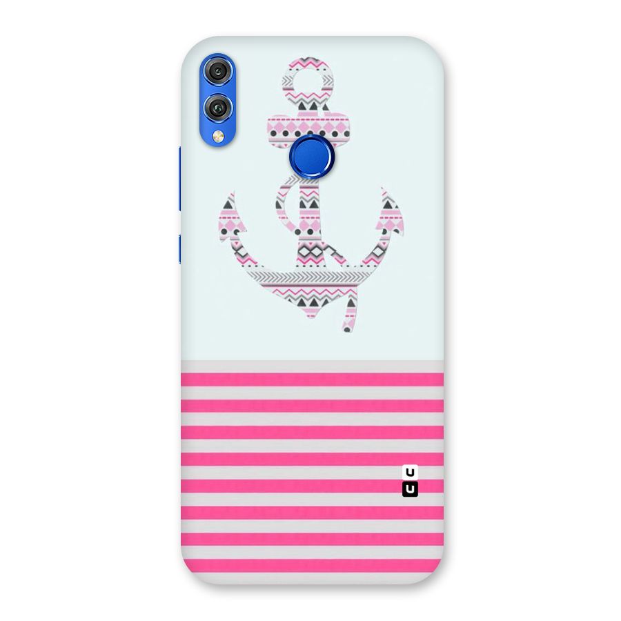 Anchor Design Stripes Back Case for Honor 8X