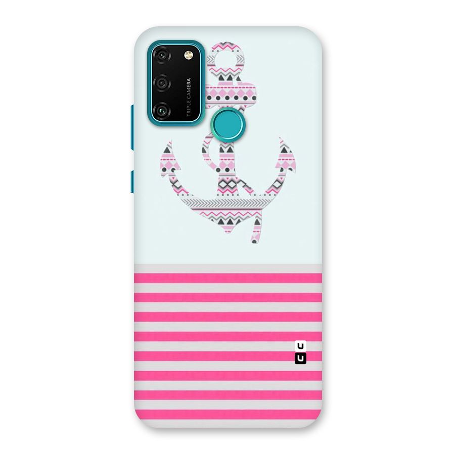Anchor Design Stripes Back Case for Honor 9A