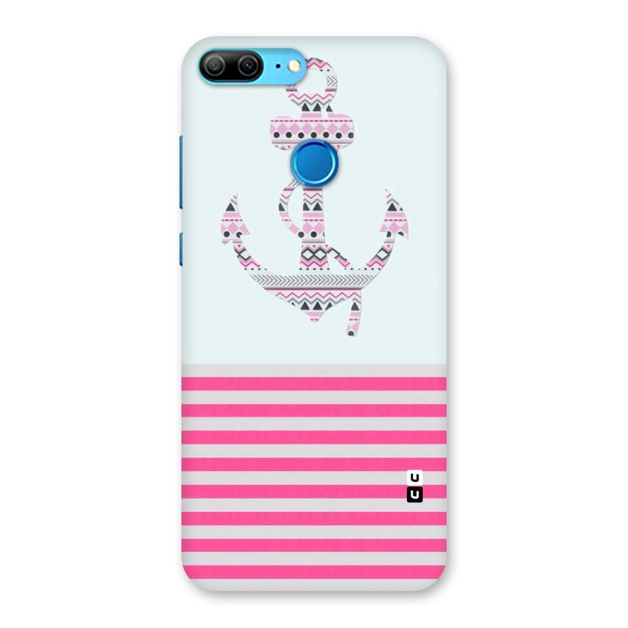 Anchor Design Stripes Back Case for Honor 9 Lite