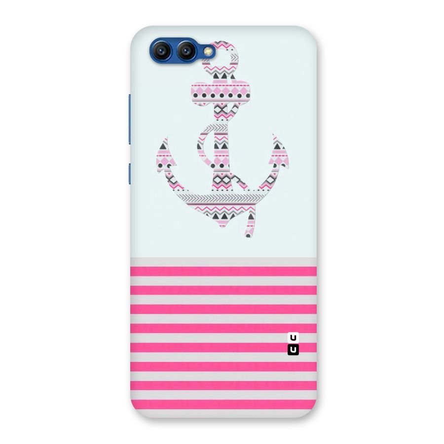 Anchor Design Stripes Back Case for Honor View 10