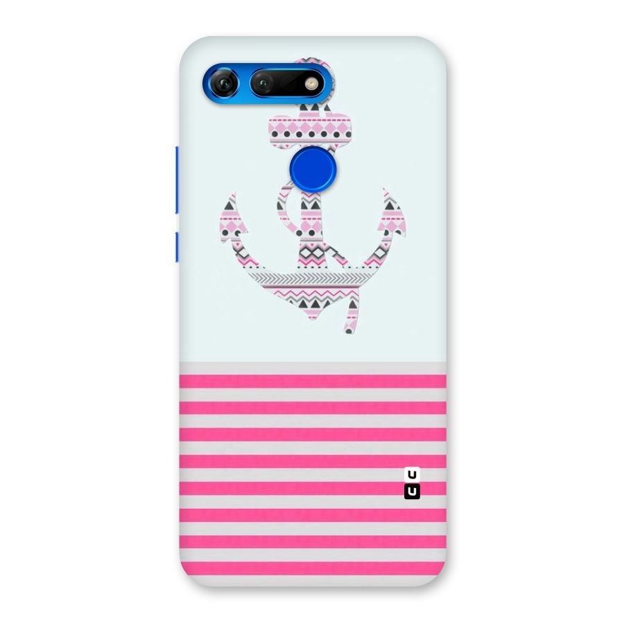 Anchor Design Stripes Back Case for Honor View 20