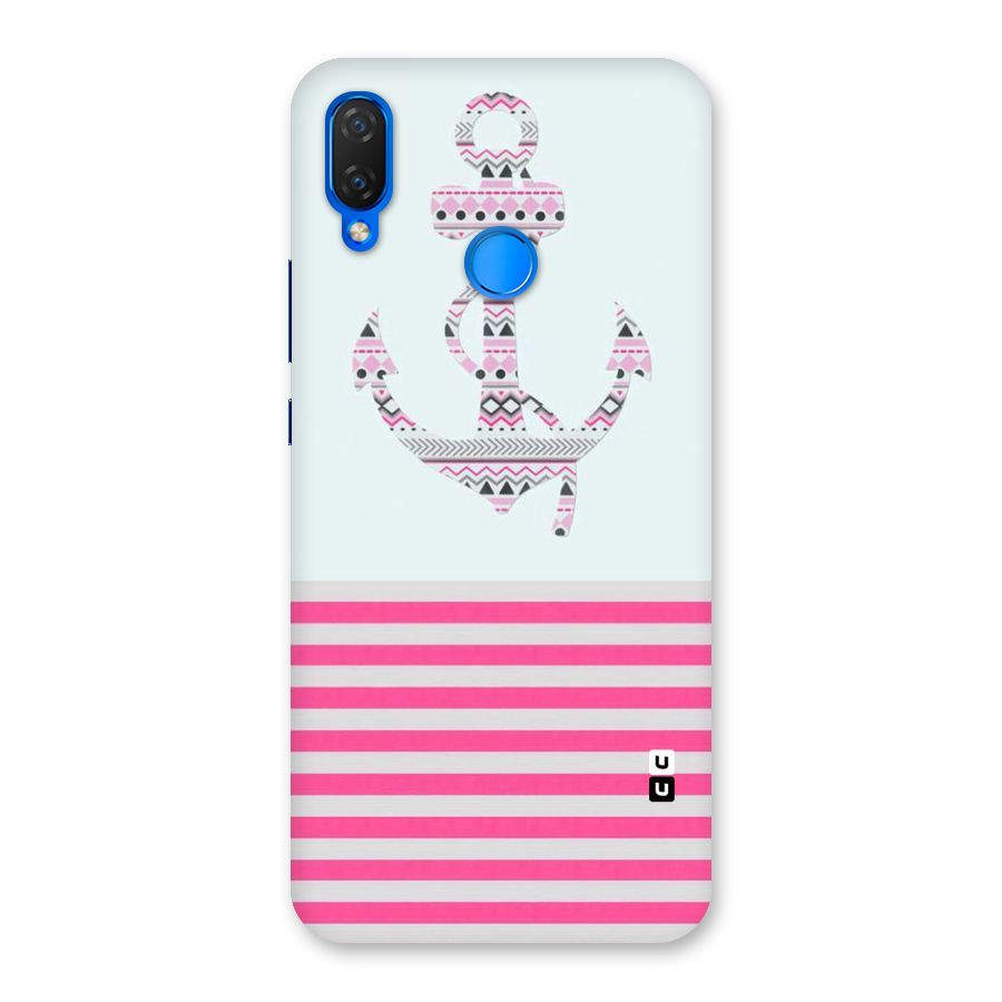 Anchor Design Stripes Back Case for Huawei P Smart+