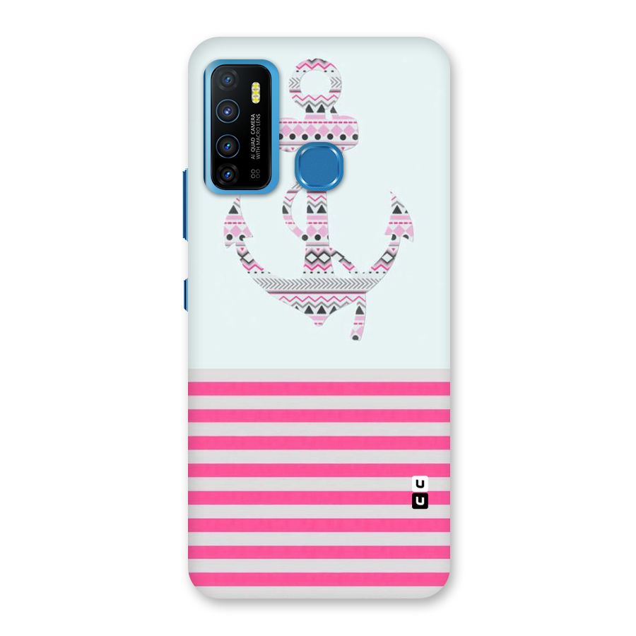 Anchor Design Stripes Back Case for Infinix Hot 9