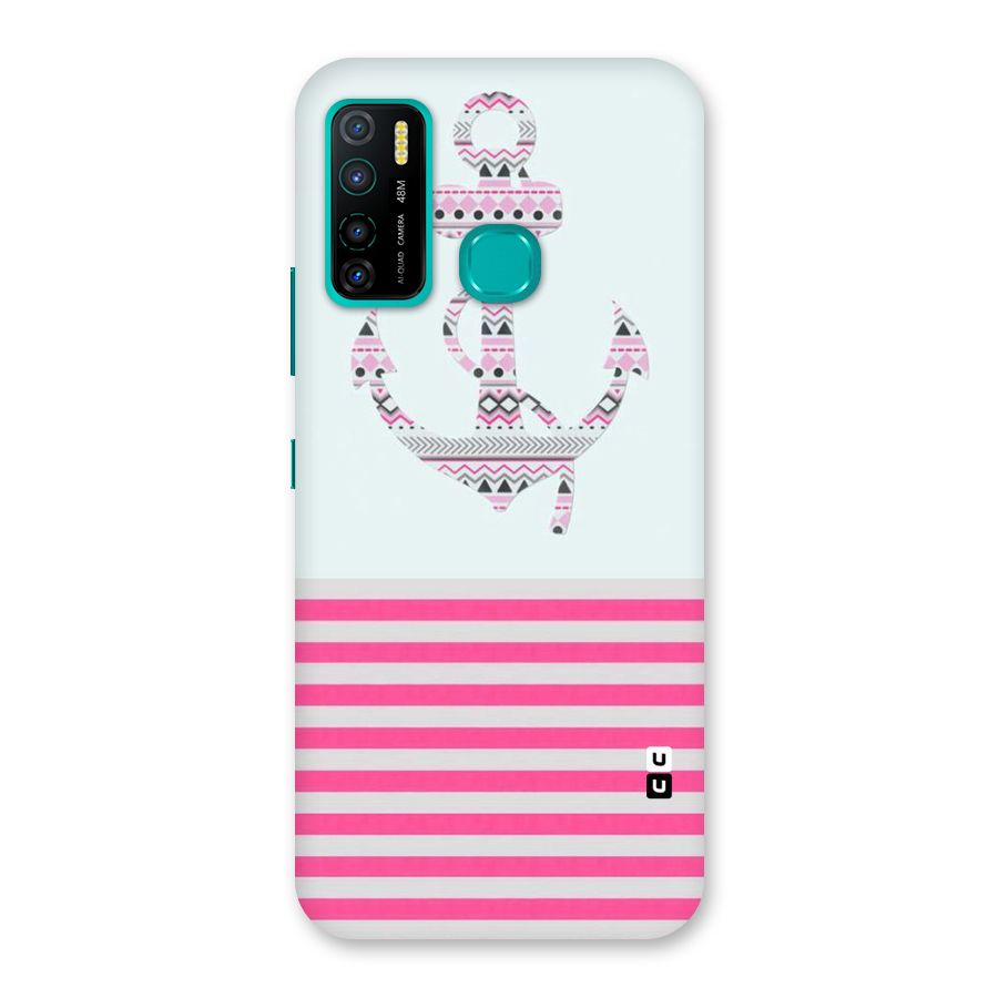 Anchor Design Stripes Back Case for Infinix Hot 9 Pro