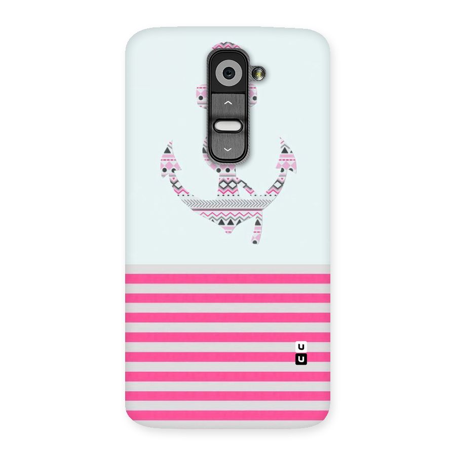 Anchor Design Stripes Back Case for LG G2