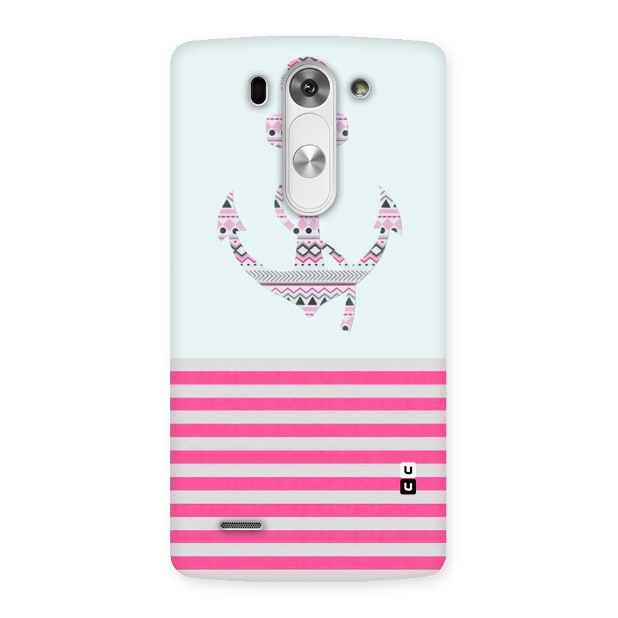 Anchor Design Stripes Back Case for LG G3 Beat