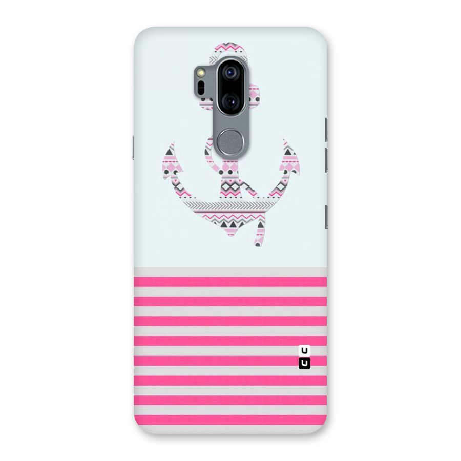 Anchor Design Stripes Back Case for LG G7