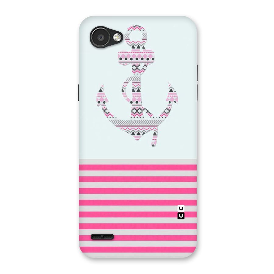 Anchor Design Stripes Back Case for LG Q6