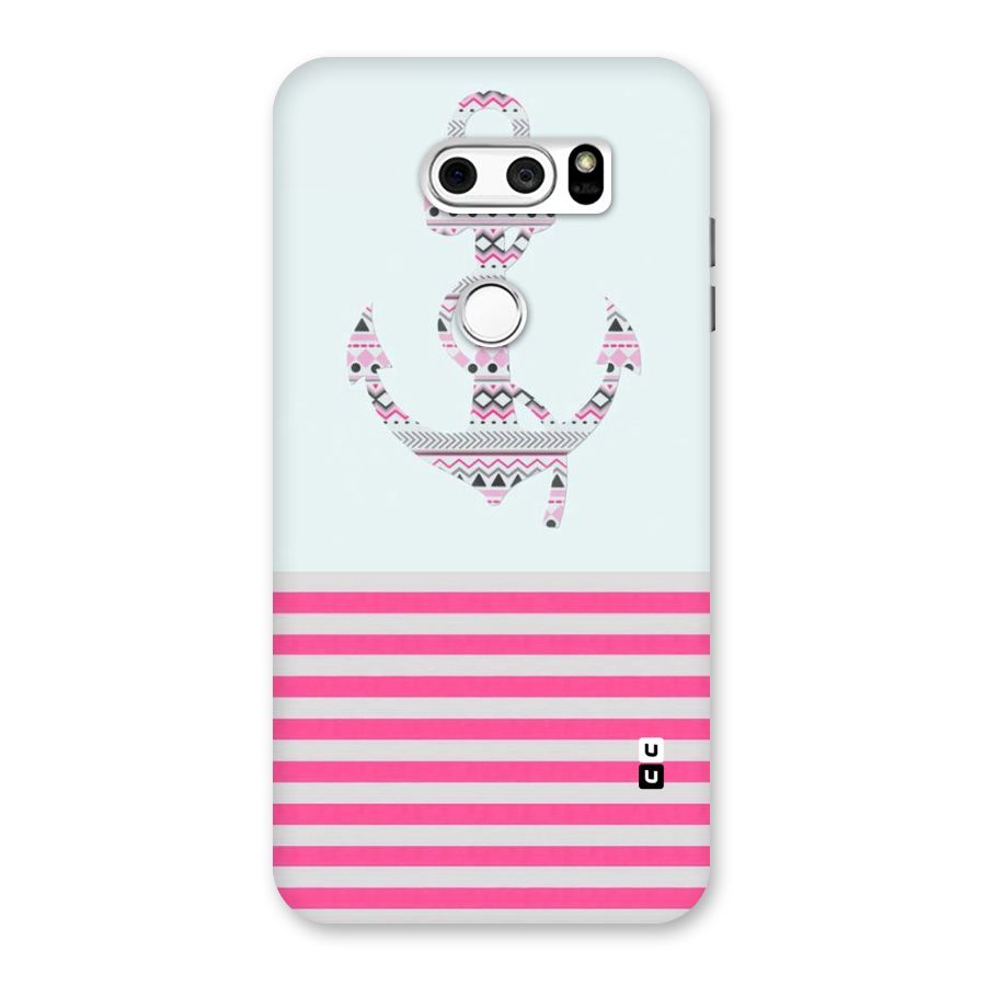Anchor Design Stripes Back Case for LG V30