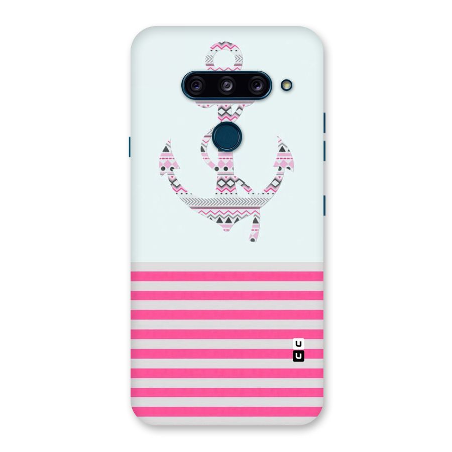 Anchor Design Stripes Back Case for LG  V40 ThinQ
