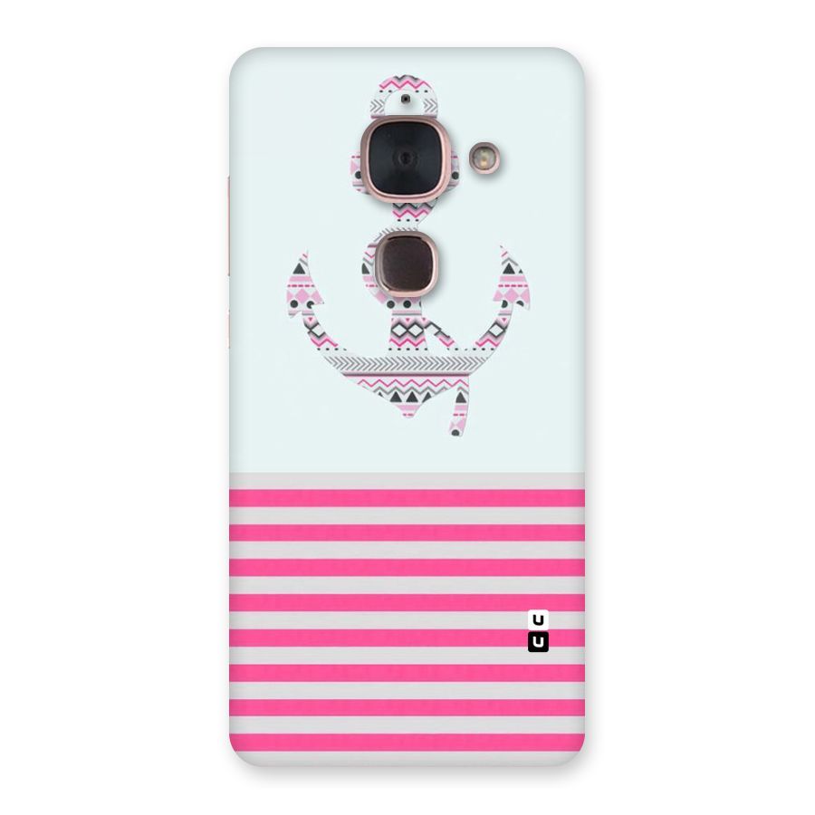 Anchor Design Stripes Back Case for Le Max 2