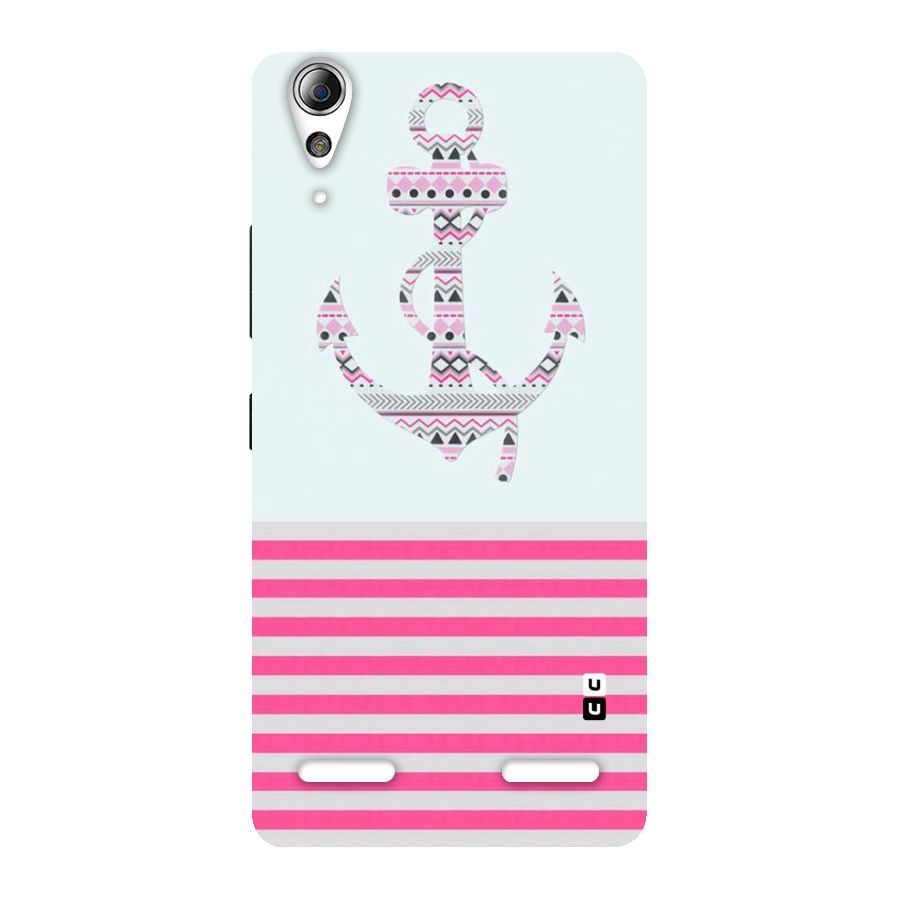 Anchor Design Stripes Back Case for Lenovo A6000 Plus