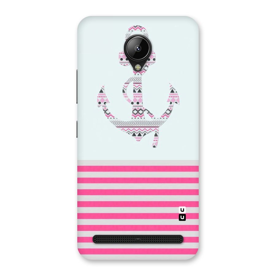 Anchor Design Stripes Back Case for Lenovo C2