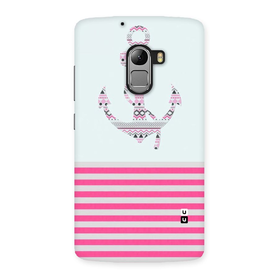 Anchor Design Stripes Back Case for Lenovo K4 Note