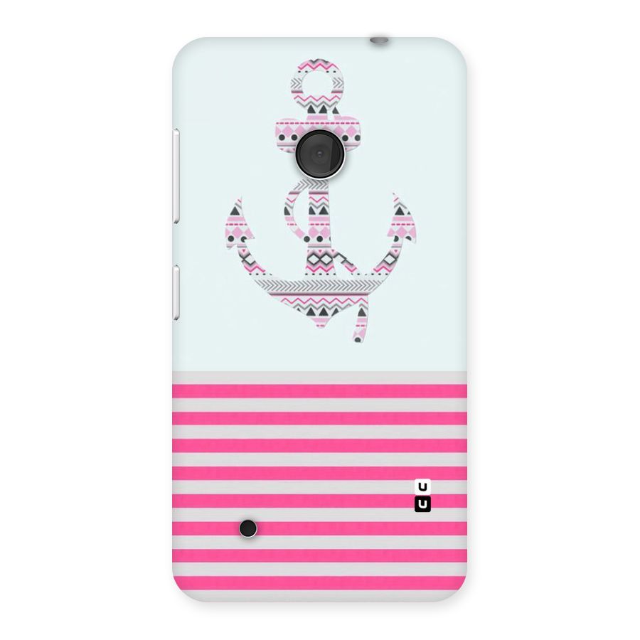 Anchor Design Stripes Back Case for Lumia 530