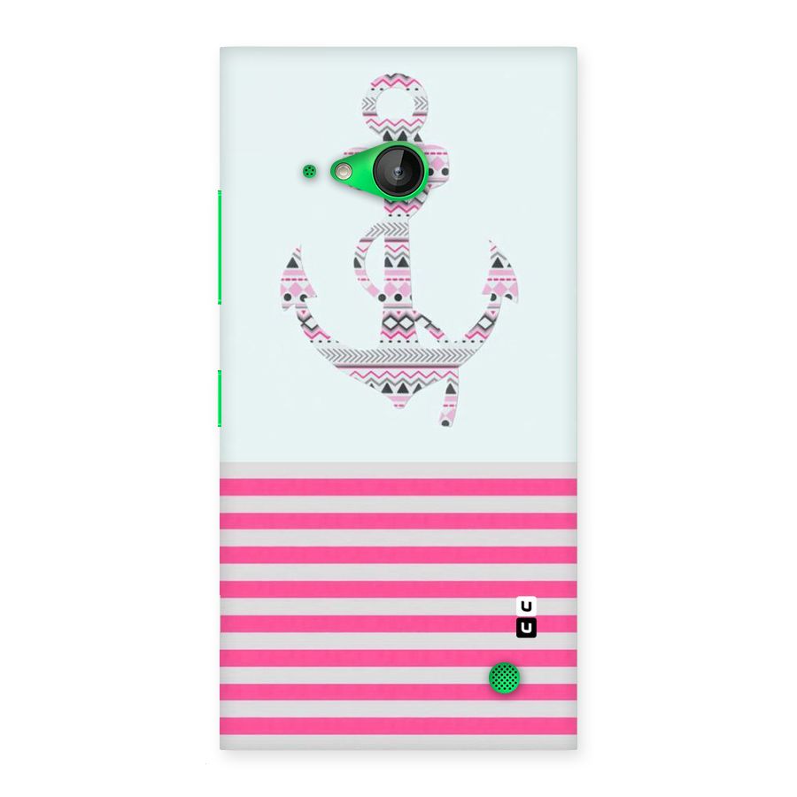 Anchor Design Stripes Back Case for Lumia 730