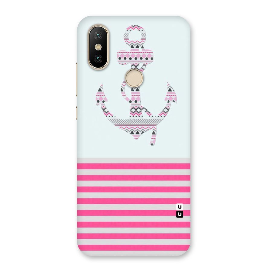 Anchor Design Stripes Back Case for Mi A2