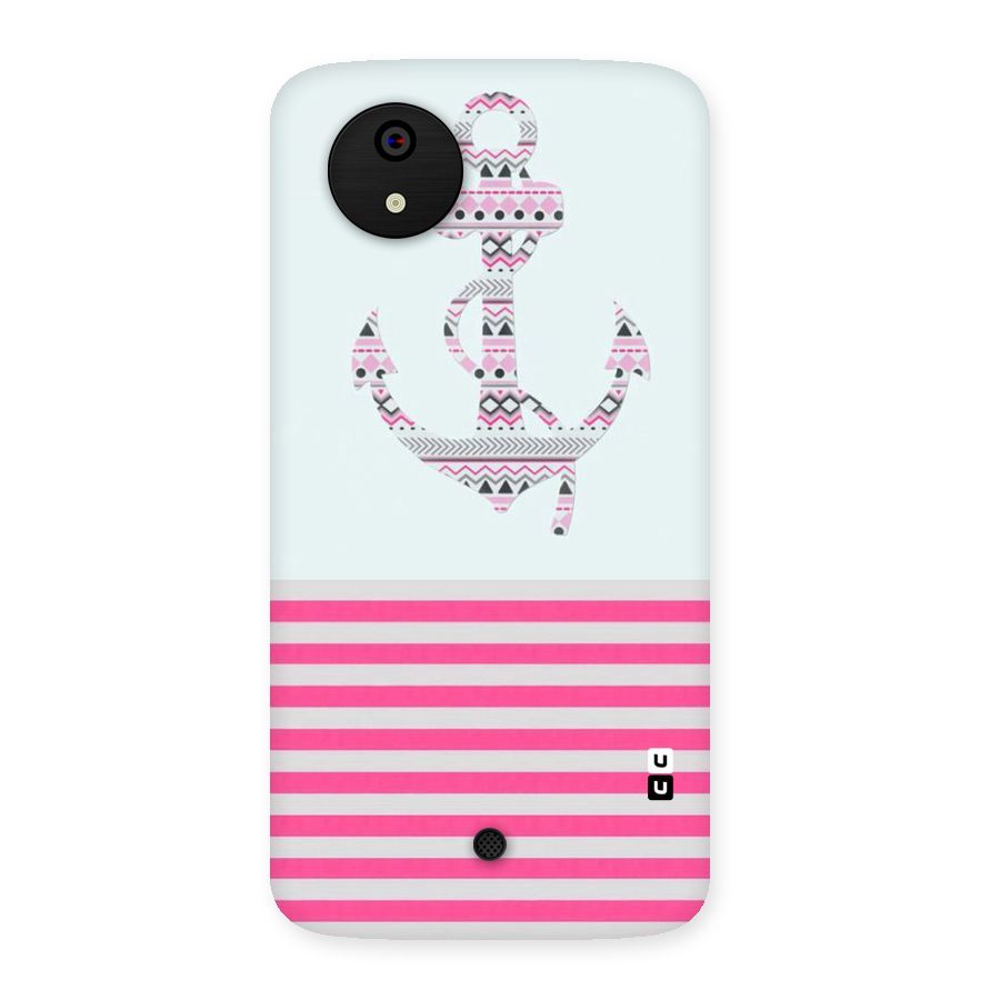 Anchor Design Stripes Back Case for Micromax Canvas A1