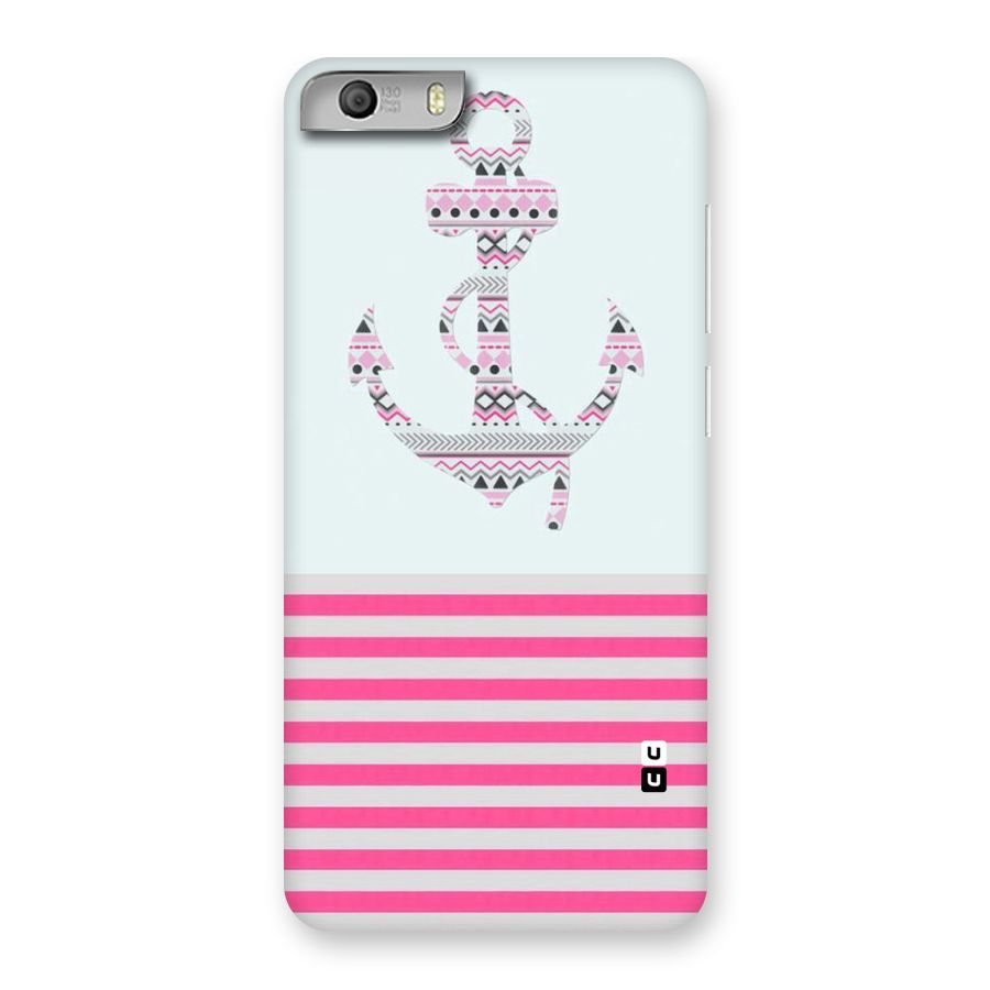 Anchor Design Stripes Back Case for Micromax Canvas Knight 2
