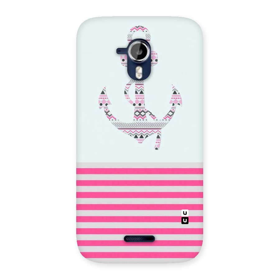Anchor Design Stripes Back Case for Micromax Canvas Magnus A117