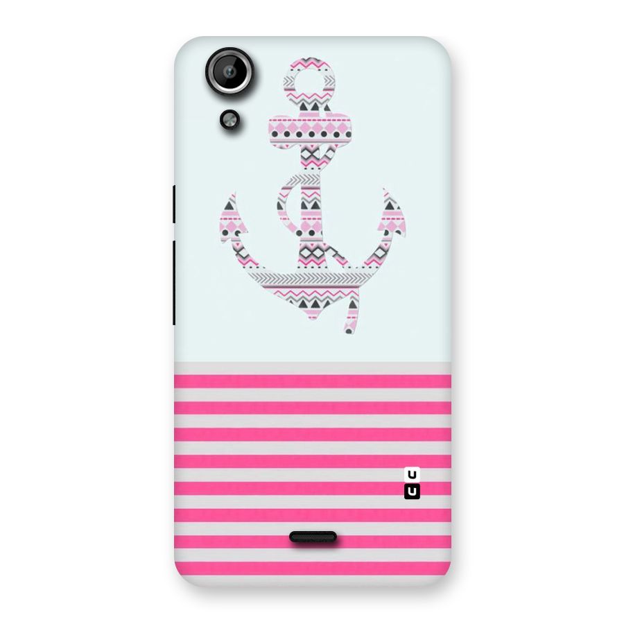 Anchor Design Stripes Back Case for Micromax Canvas Selfie Lens Q345