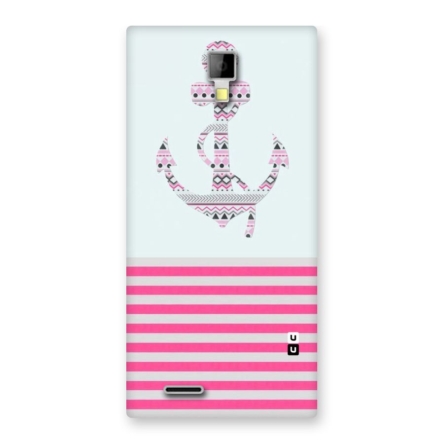 Anchor Design Stripes Back Case for Micromax Canvas Xpress A99