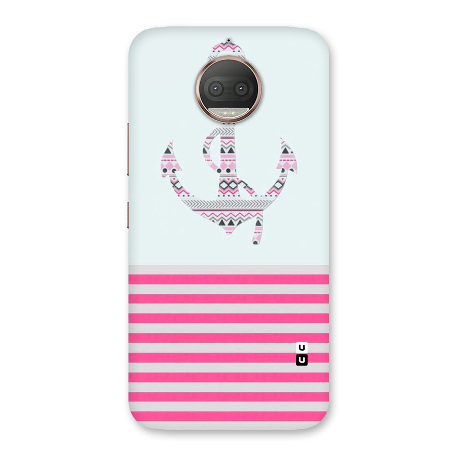 Anchor Design Stripes Back Case for Moto G5s Plus