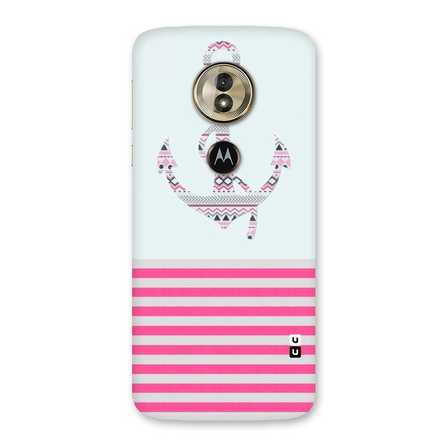Anchor Design Stripes Back Case for Moto G6 Play