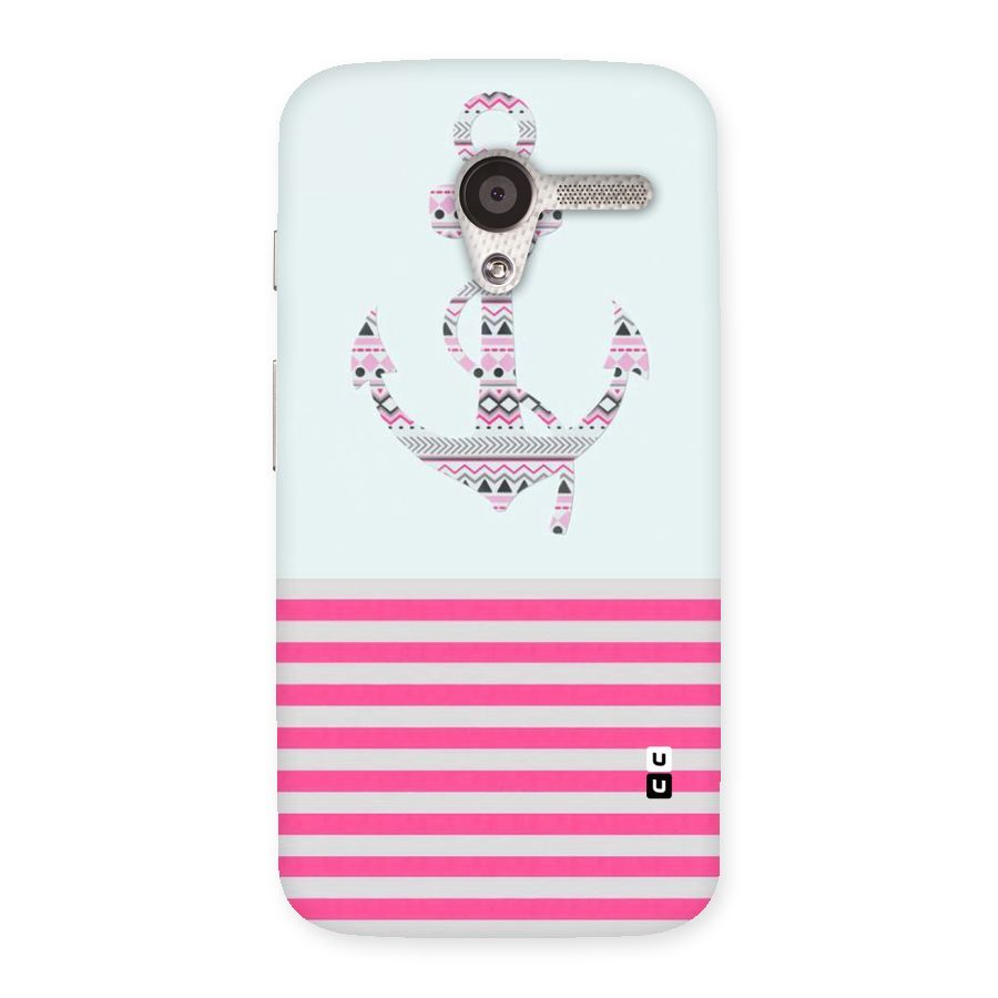 Anchor Design Stripes Back Case for Moto X
